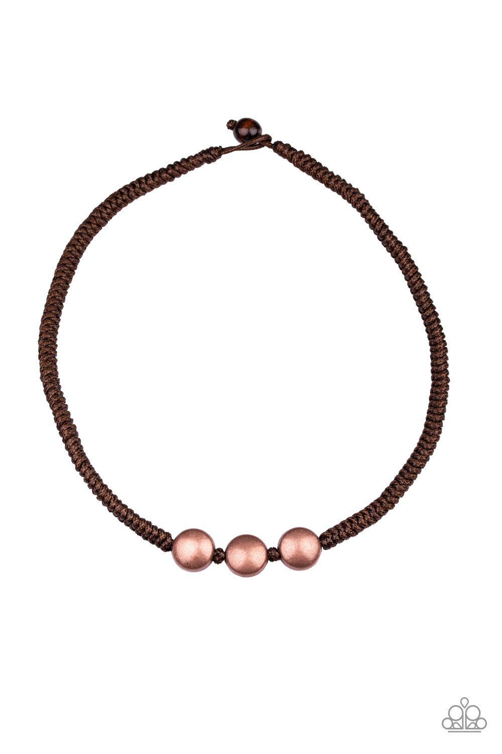 Pedal To The Metal-Copper Urban Necklace