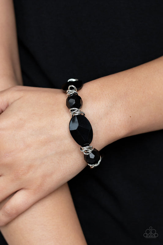 Savor The Flavor-Black Bracelet