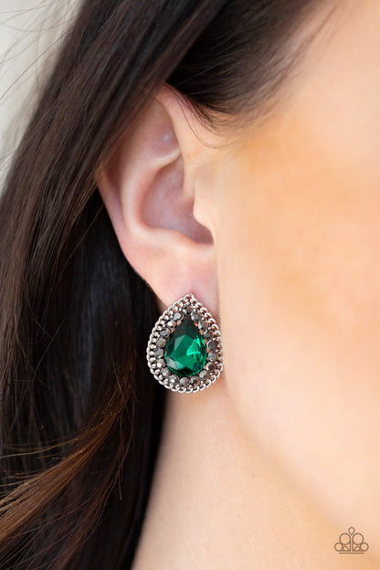 Debutante Debut-Green Post Earring