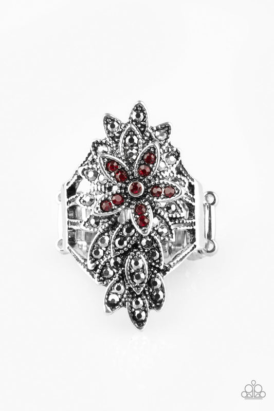 Formal Floral-Red Ring