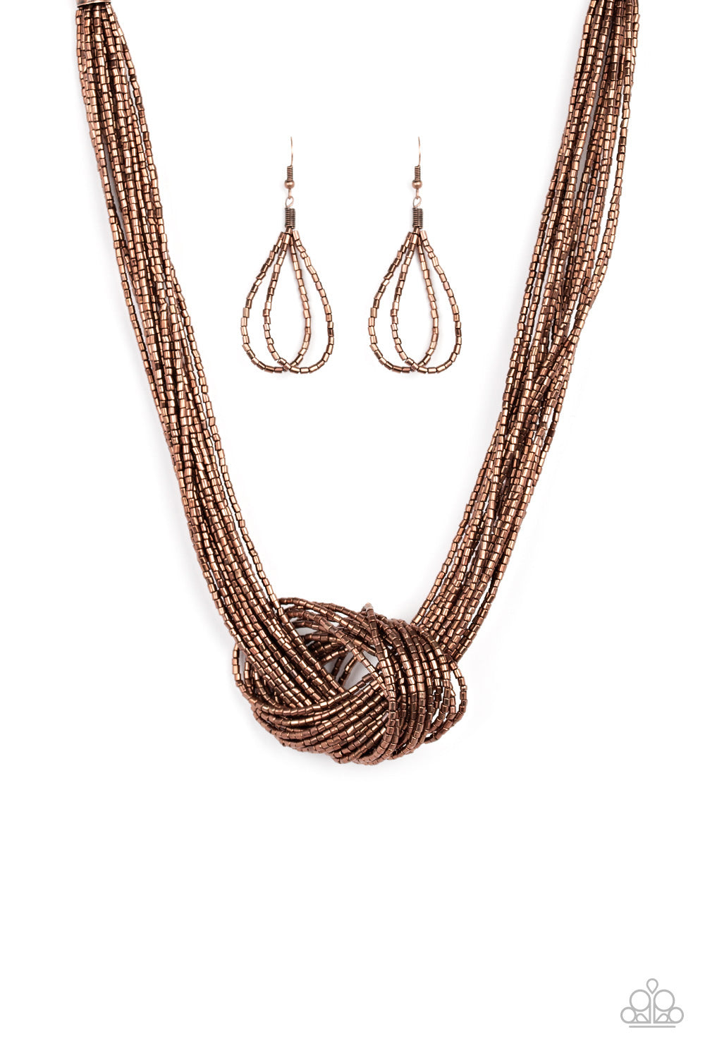 Knotted Knockout-Copper Necklace