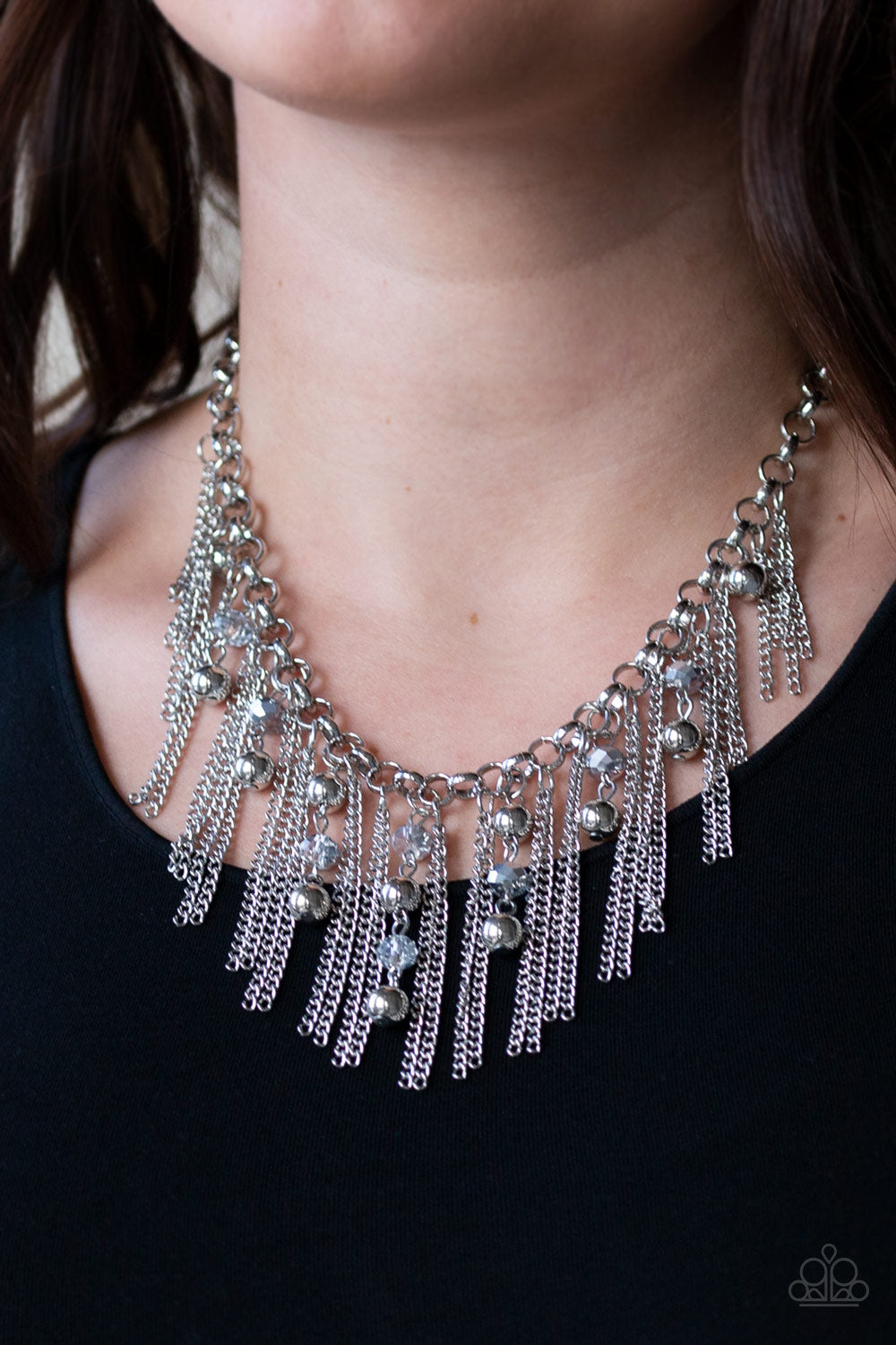 Ever Rebellious-Silver Necklace