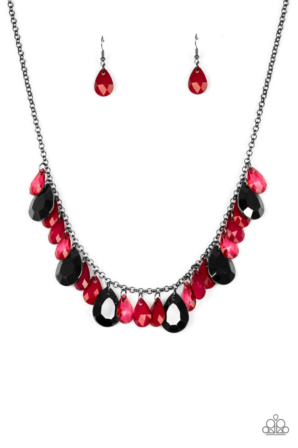 Hurricane Season-Red Necklace