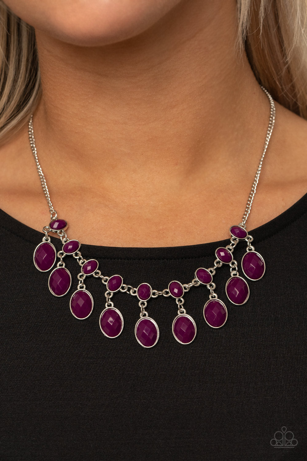 Lady of the POWERHOUSE-Purple Necklace