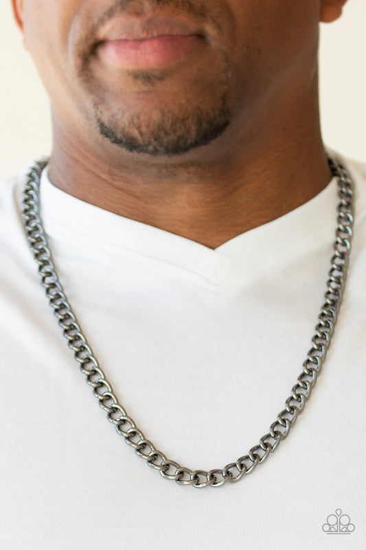 Full Court-Black Urban Necklace