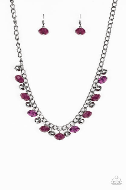 Runway Rebel-Purple Necklace