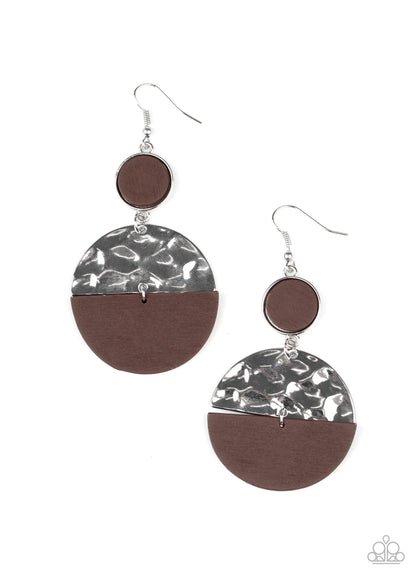 Natural Element-Brown Earring