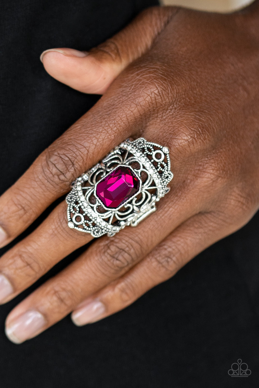 Undefinable Dazzle-Pink Ring