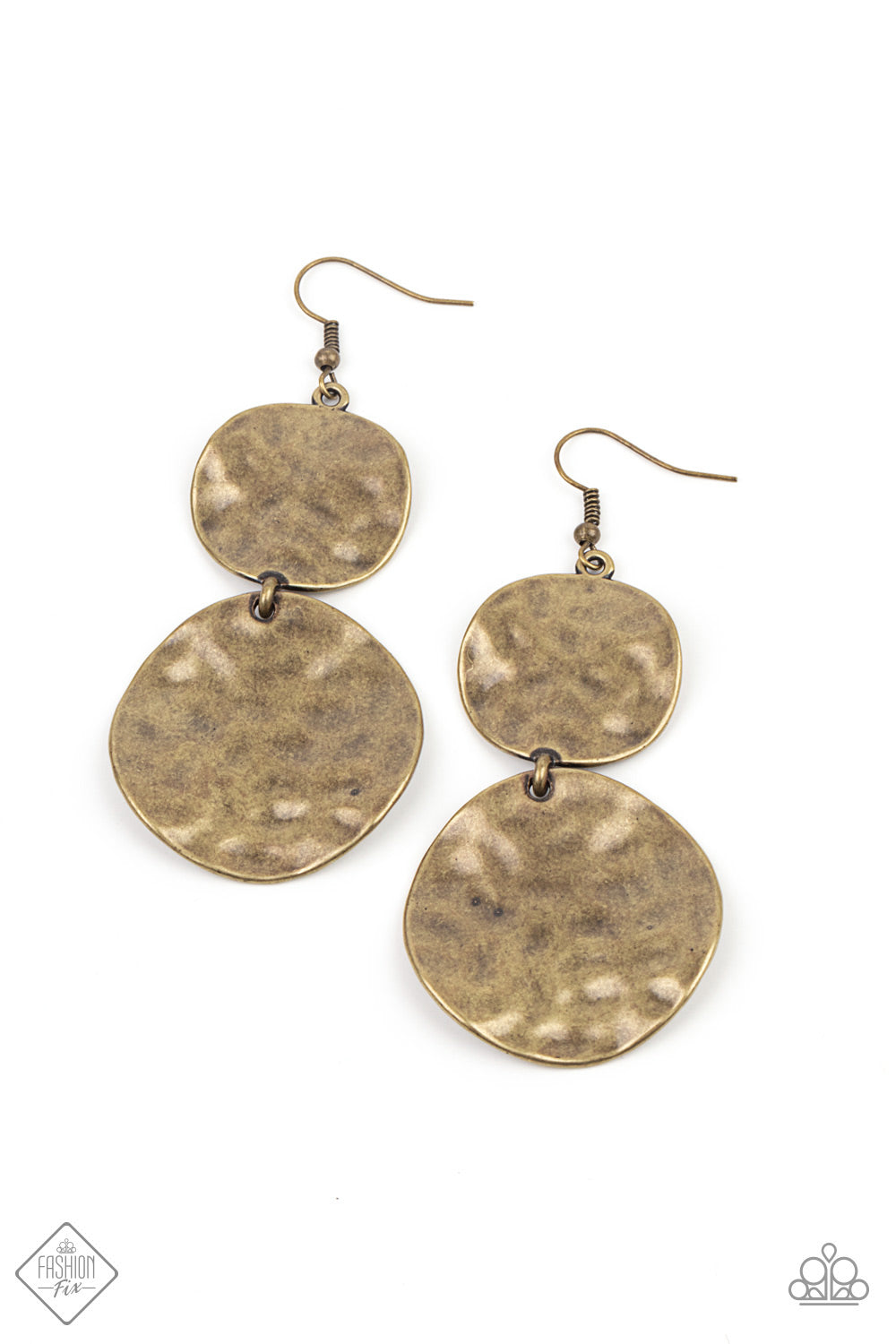 HARDWARE-Headed Brass Earrings