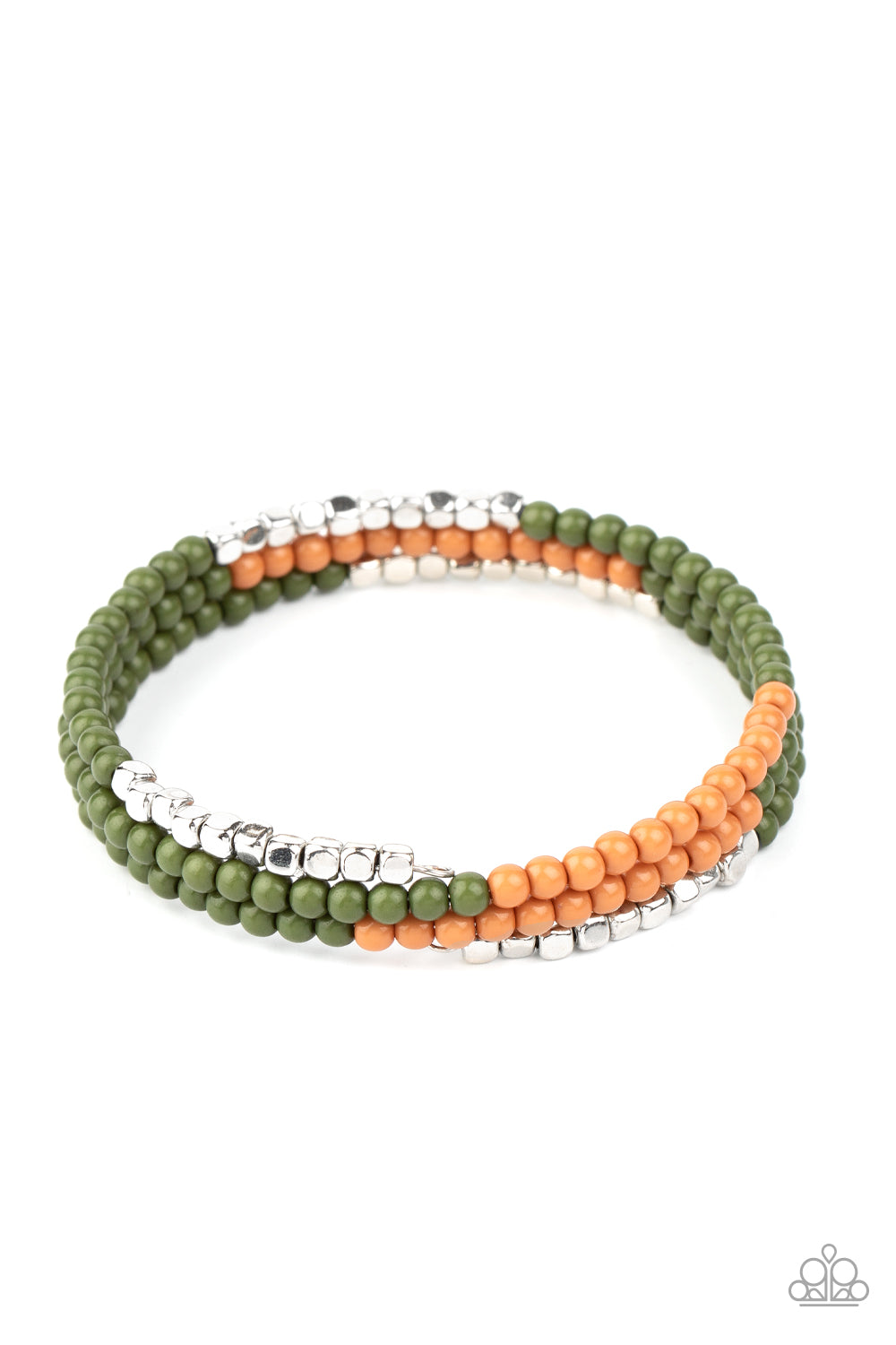 Spiral Dive-Green Bracelet