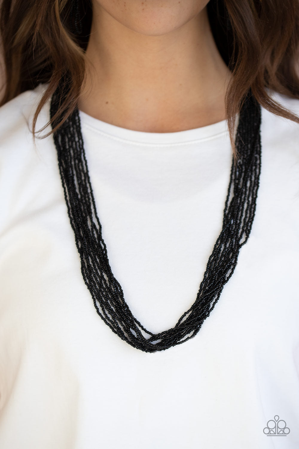 Congo Colada-Black Necklace