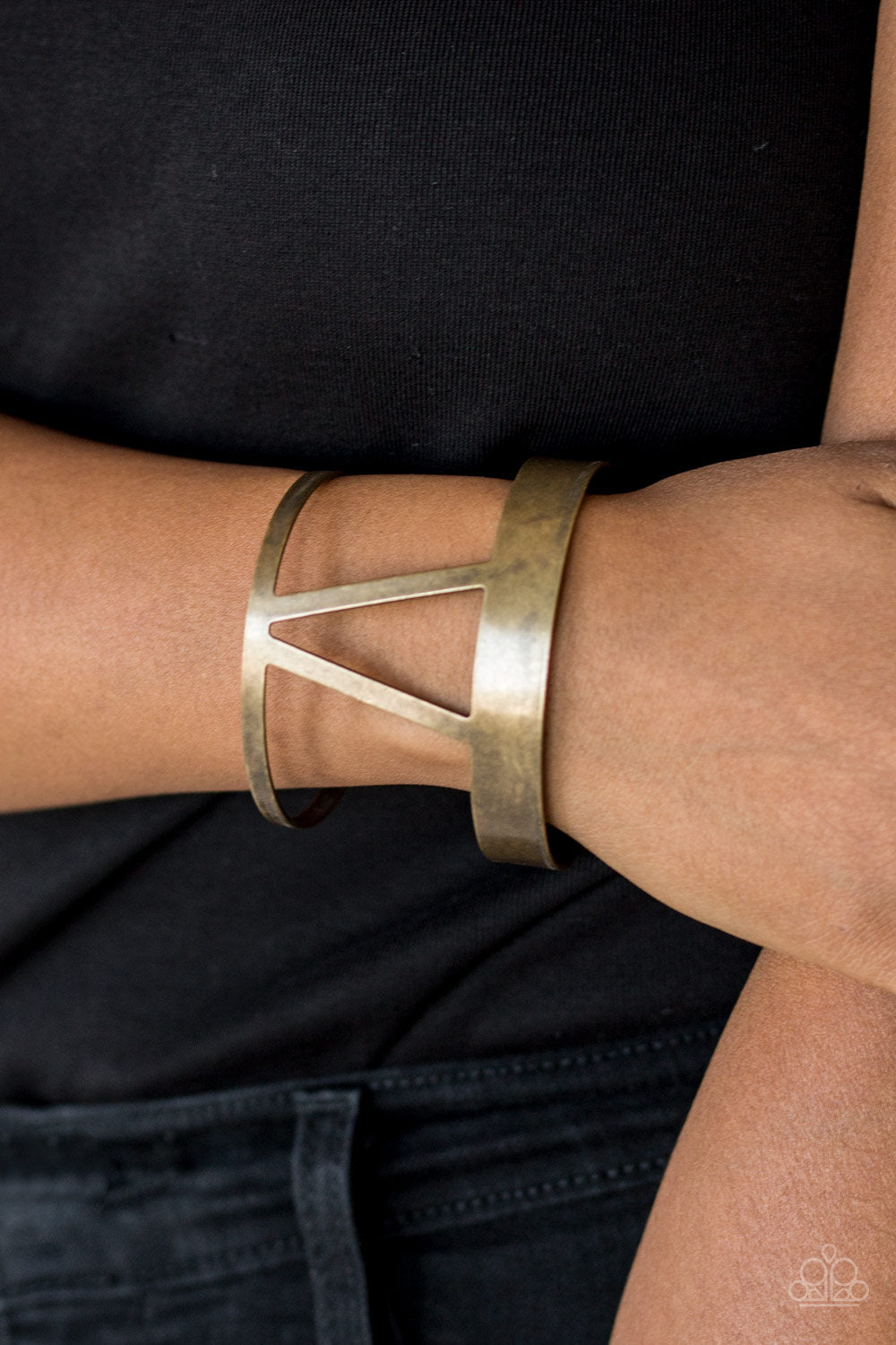 Rural Ruler-Brass Bracelet