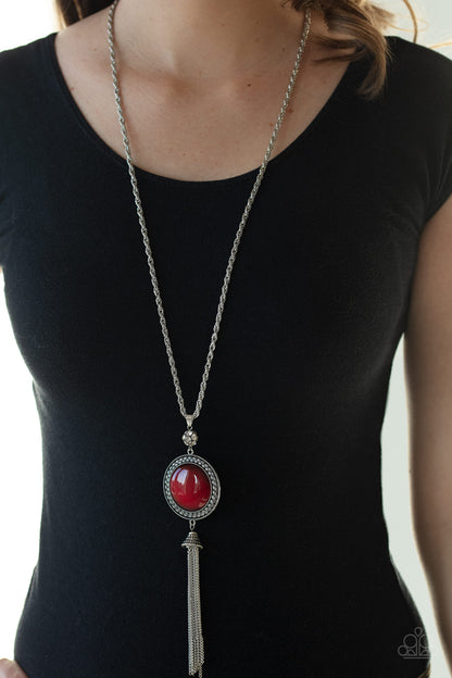 Serene Serendipity-Red Necklace