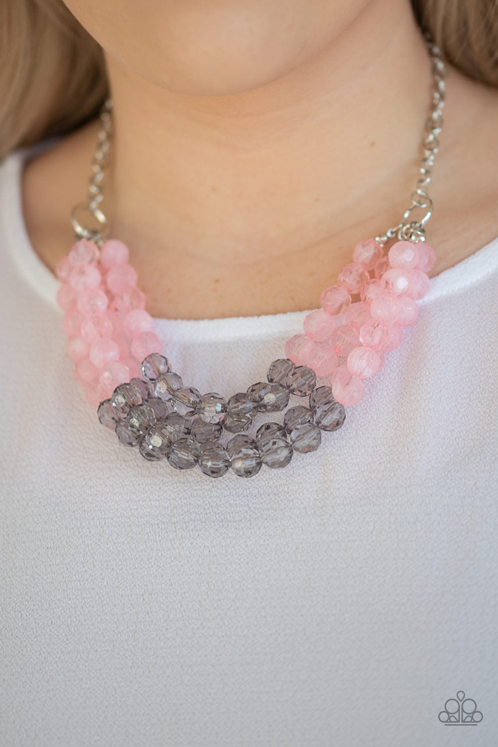 Summer Ice-Pink Necklace