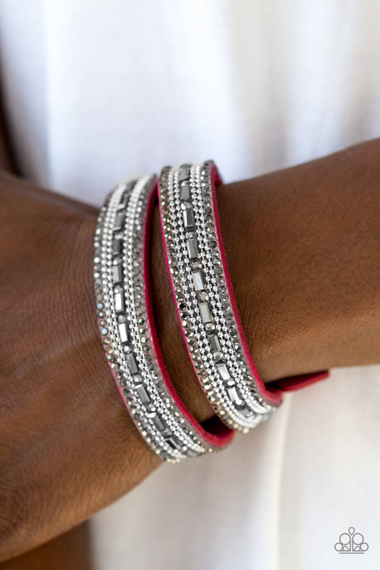 Shimmer and Sass-Pink Urban Bracelet